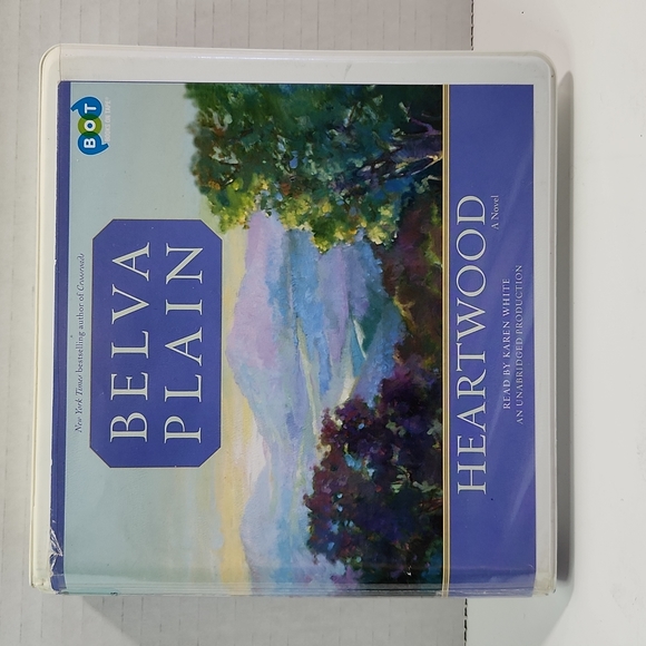 2/$20💥 Belva Plain HEARTWOOD Audiobook Unabridged - Picture 2 of 9